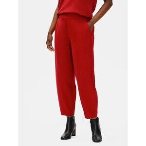 Eileen Fisher Red Ankle Pants